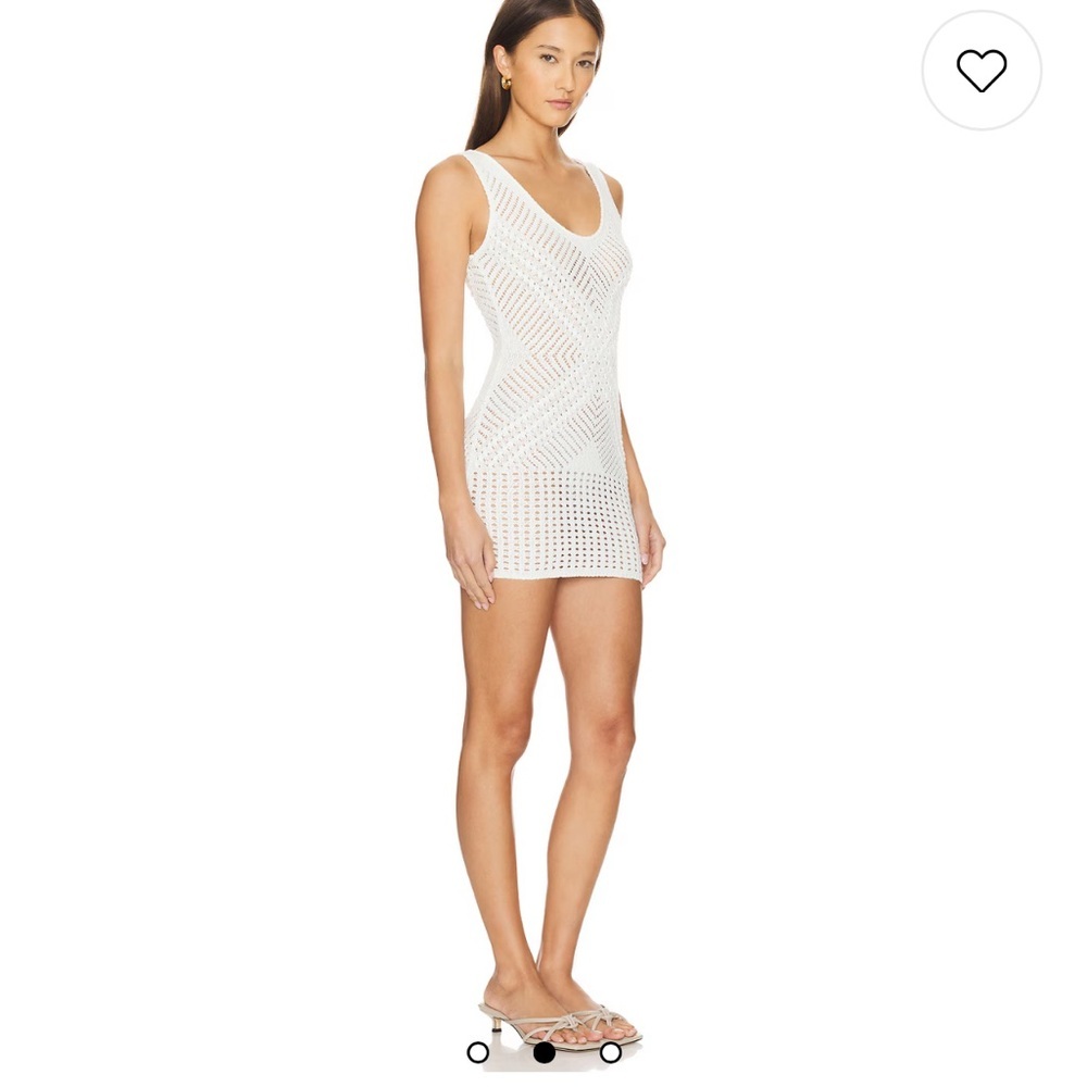 Tularosa Morgana Sleeveless Dress in Ivory Large